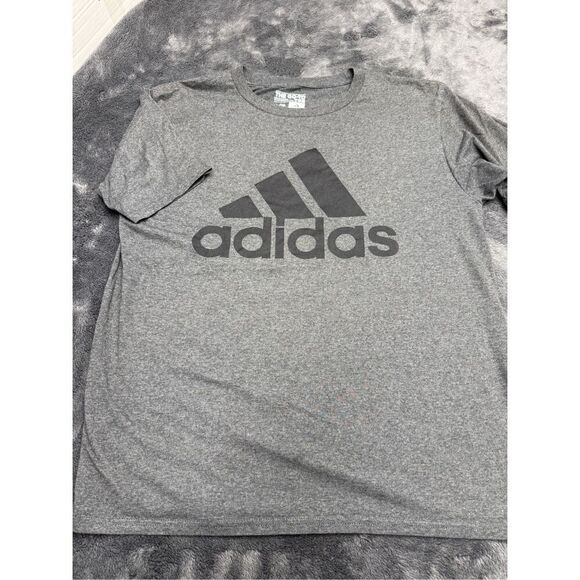 Grey Adidas Men’s Large GoTo Tee #AdidasTee - Picture 1 of 2